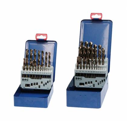 BOHRCRAFT csigafúró készlet HSS-E Co5 25r. 1,0-13,0/0,5 ME13 Metal-Box