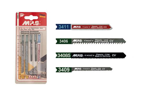 MPS univerzális szúrófűrészlap vegyes készlet fára/fémre 5r. 3491-5