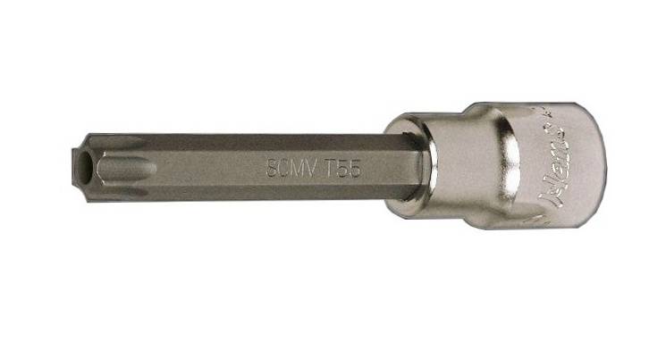 HANS 1/2˝ furatos TORX hosszú bit-dugókulcsfej TH30x100mm 4025-4TH30