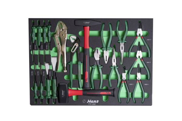 HANS fogó + ütőszerszám készlet 20r. TTF-20Z fiókmodul