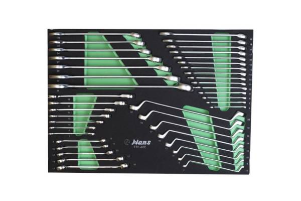 HANS vegyes kulcs készlet 42r. 6-36mm TTF-42Z fiókmodul