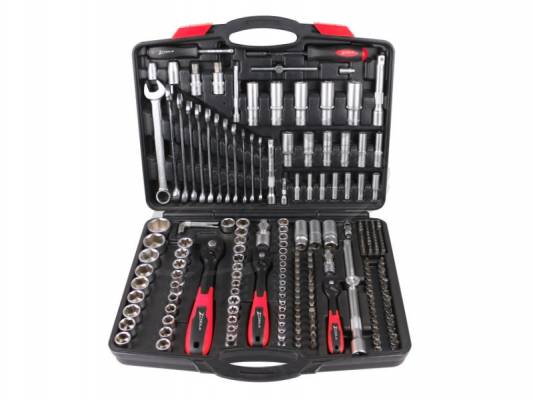 ZO-TOOLS 1/4˝+3/8˝+1/2˝ szerszám készlet 219r.