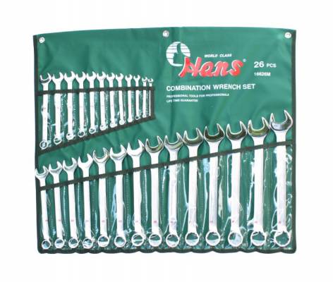 HANS csillag-villás kulcskészlet 26r. 6-32mm 16626M