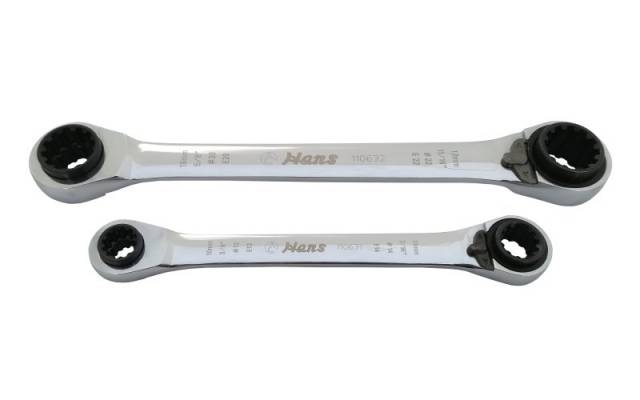 HANS 63-in-2 racsnis csillagkulcs, irányváltós készlet 2r. 1606632M