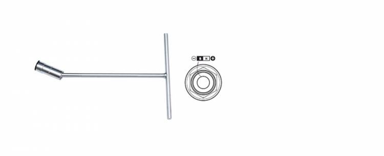 HANS T mágneses gyertyakulcs 16x382mm 1335-15M16