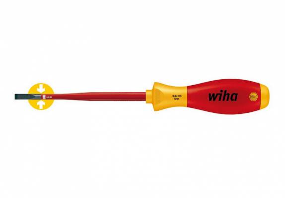 WIHA SoftFinish electric slimFix VDE lapos csavarhúzó SL6,5x150 3201/No.35392