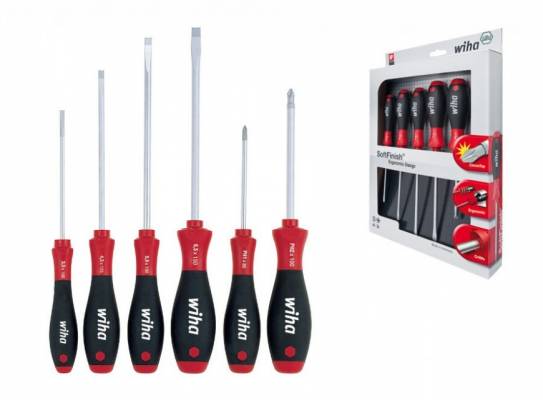 WIHA SoftFinish csavarhúzó készlet 6r. SL+PZ 302ZK6SO/No.07153