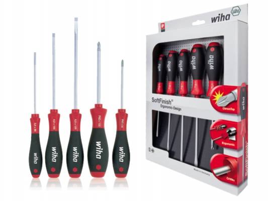 WIHA SoftFinish csavarhúzó készlet 5r. SL+PH SA302SFHK5/No.41488