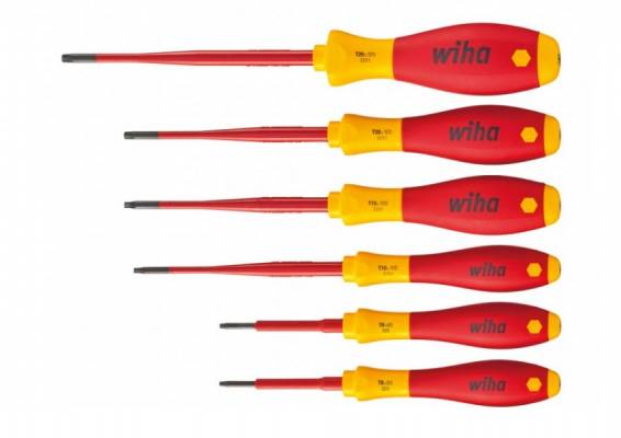 WIHA SoftFinish electric slimFix VDE csavarhúzó készlet 6r. TORX T8-T25 3251 K6/No.36558