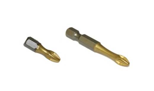 ZO-TOOLS 1/4˝ Pozidriv TORSION bit hegy S2-TiN PZ2x25 ACR 50db