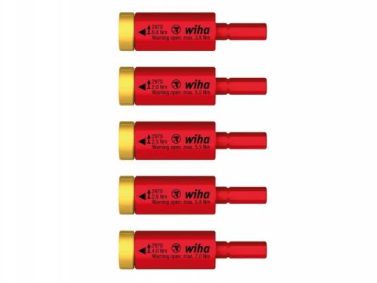 WIHA easyTorque electric nyomaték adapter készlet 5r. 0,8-4Nm 29701S5/No.41479