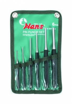 HANS csapszegkiütő készlet 6r. d2,0-8,0mm 56110-6