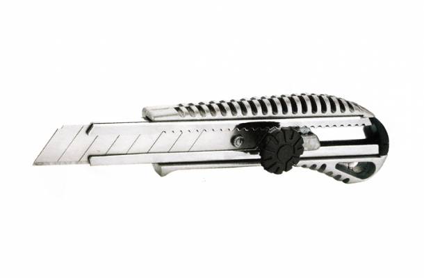 Fémházas kés törhető pengével 18mm RSX98-1 csavaros