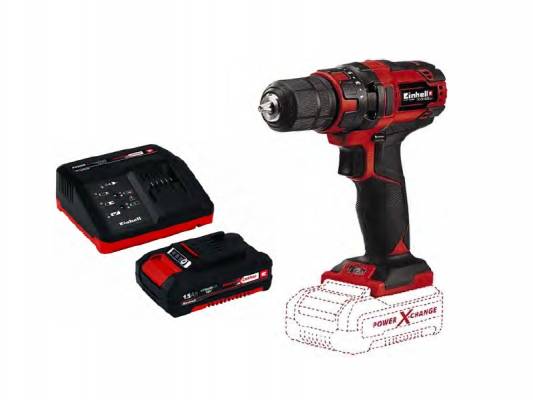 EINHELL TC-CD 18/35 Li akkus fúró-csavarozó töltő+akku 1,5Ah 4513914