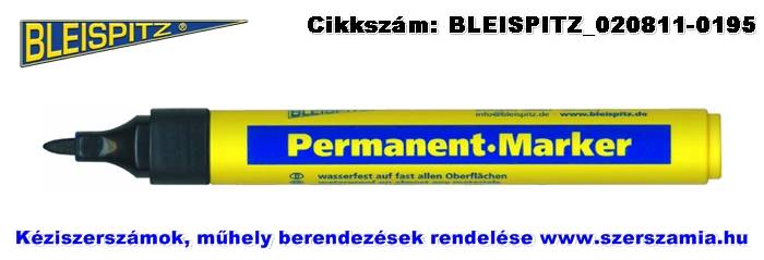 BLEISPITZ jelölőfilc d1,0mm fekete 10db No.0679