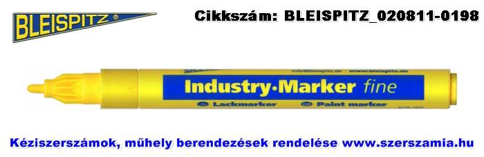 BLEISPITZ festékes, ipari jelölőfilc d1,0-2,0mm fehér 10db No.0976