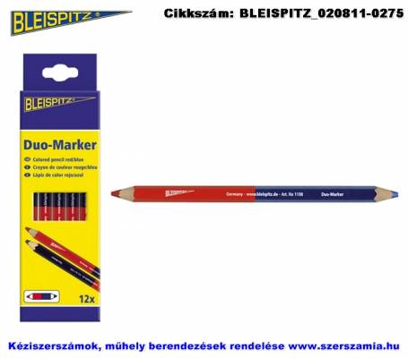 BLEISPITZ Duo-Marker ceruza 175mm piros-kék 12db No.1171