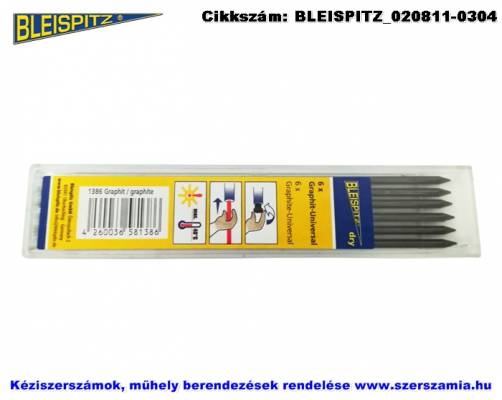 BLEISPITZ mélyfurat jelölőhöz töltőbetét grafit-univerzális 6db No.1386