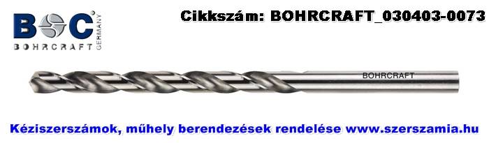 BOHRCRAFT köszörült hosszú csigafúró DIN340 HSS-G d2,0x85/56, 10db/csomag