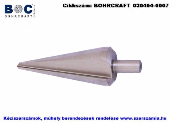 BOHRCRAFT kúpos lemezfúró 20fok két vágóéllel HSS d6-30/S10