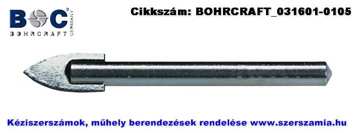 BOHRCRAFT hengeresszárú üvegfúró d3,0x58xS3,0