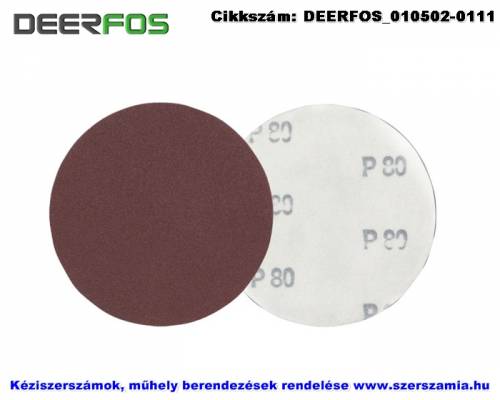 DEERFOS tépőzáras csiszolólap EA343 d180 P40A 25db/csomag