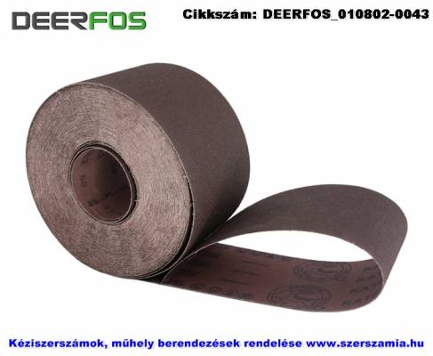 DEERFOS csiszolóvászon tekercs KA162 115mmx25m P80A