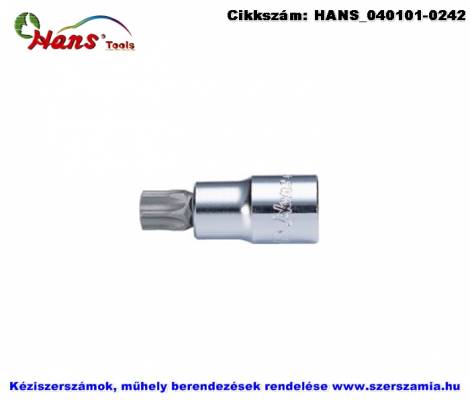 HANS 1/4 col TORX bit-dugókulcsfej TX8 2024T08