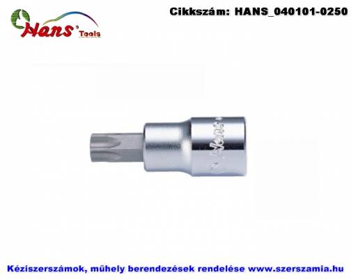 HANS 1/4 col furatos TORX bit-dugókulcsfej TH20 2025TH20