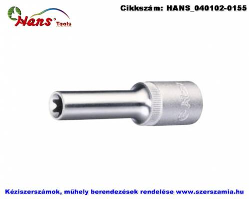 HANS 3/8 col E-STAR hosszú dugókulcsfej E16x66mm 3310E16