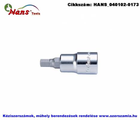 HANS 3/8 col imbusz bit-dugókulcsfej SW6 3026M06