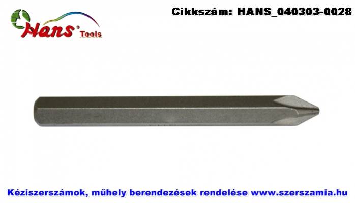 HANS 5/16 col Phillips bit hegy S2 PH2x80 022-8PH2, 6db/csomag