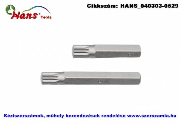 HANS 10mm XZN bit hegy S2 M8x30 083-3M08, 5db/csomag