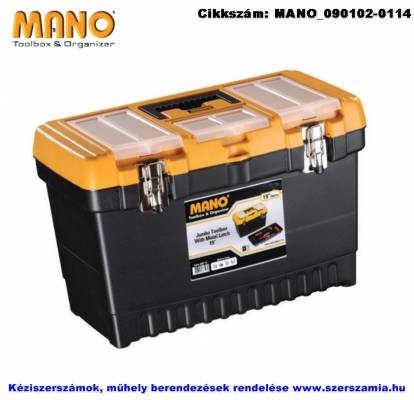 MANO Jumbo fémcsatos szerszámkoffer 486x267x320 JMT-19