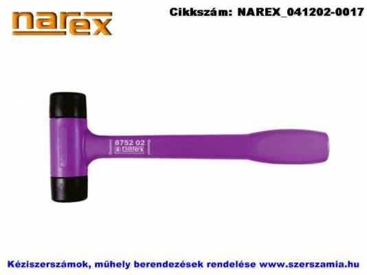 NAREX cserélhető gumifejes kalapács 470g d36 875202