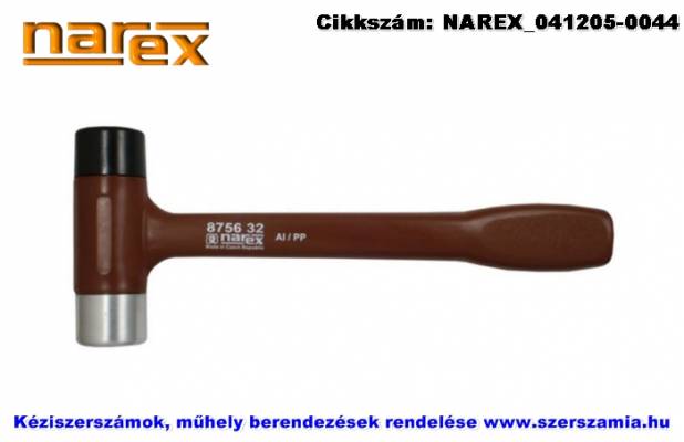 NAREX cserélhető alu/műanyagfejes kalapács 420g d36 875632