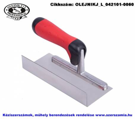 Sarokkanál belső INOX 180x75/37mm ERGO Profi