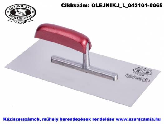 Glettelő INOX 130x280mm Profi