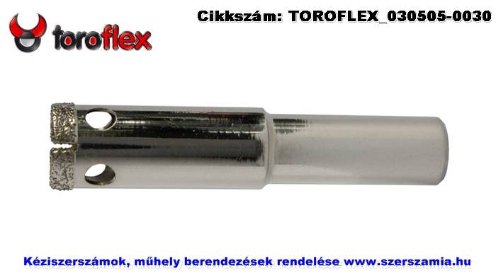 TOROFLEX hengeresszárú gyémántfúró d12,0x53xS9,5