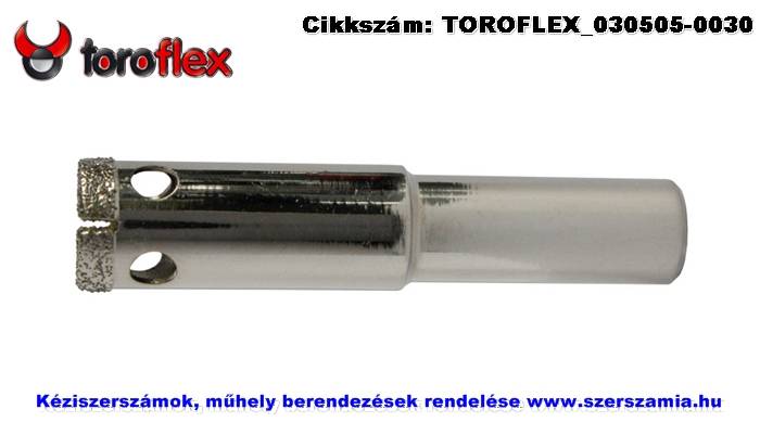 TOROFLEX hengeresszárú gyémántfúró d5,0x53xS9,5