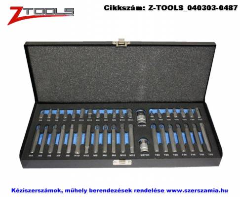 ZO-TOOLS bit készlet 40 részes S2 30/75xSW10