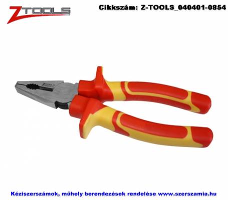 ZO-TOOLS szigetelt egyetemes fogó 180mm CrV