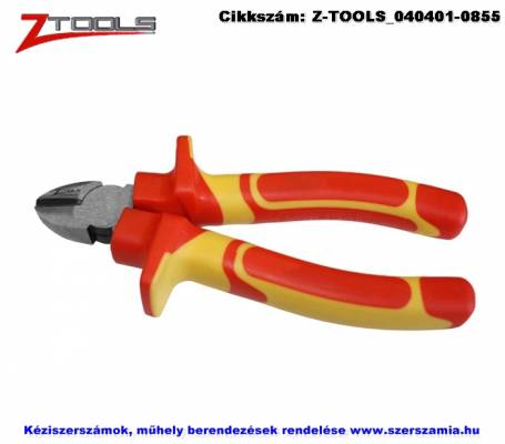 ZO-TOOLS szigetelt oldalcsípő fogó 160mm CrV