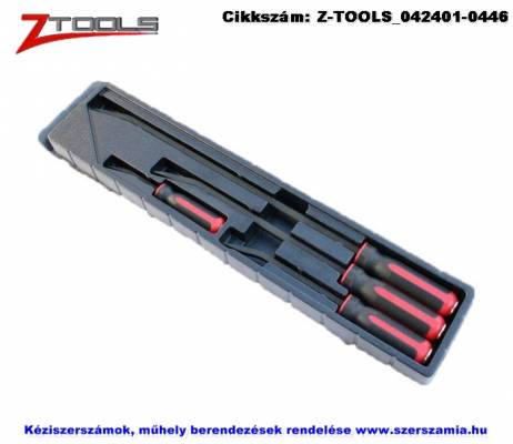 ZO-TOOLS feszítő készlet üthető fémvégű nyéllel 4 részes 200/300/460/610mm CrMo