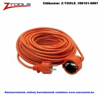 ZO-TOOLS lengő hosszabbító kábel PVC szig. 30m 3x1,5 230V