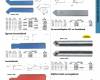 Forrasztott lapkás esztergakés egyenes éllekerekítéssel P30 3/8col x 2,1/2col