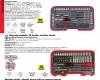 Metrikus dugókulcs készlet 3/8col meghajtóval 50 db-os