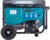 Benzinmotoros áramfejlesztő, max 5500 VA, egyfázisú, elektromos önindítóval + AJÁNDÉK