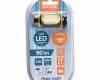 LED fejlámpa, 2 W COB széles vetítőszögű 90 lumen, 3 funkció teljes, fél fényerő, villogás, cseppálló, elem nélkül