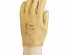 Bőrkesztyű, sárga színmarha tenyér és kézhát, víztaszító, méret: 10, 1 pár